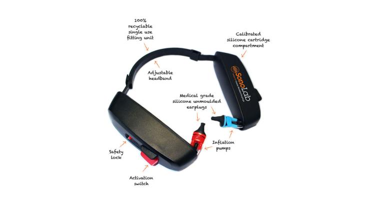 SonoLab instant-fit custom-moulded earplugs SonoLab earplugs