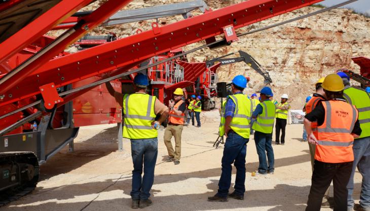 Terex Finlay open day in Texas