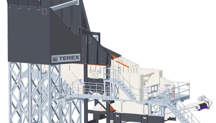 Terex MJ47 primary jaw module