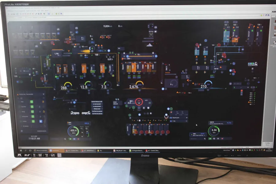 The new Argon View operator interface