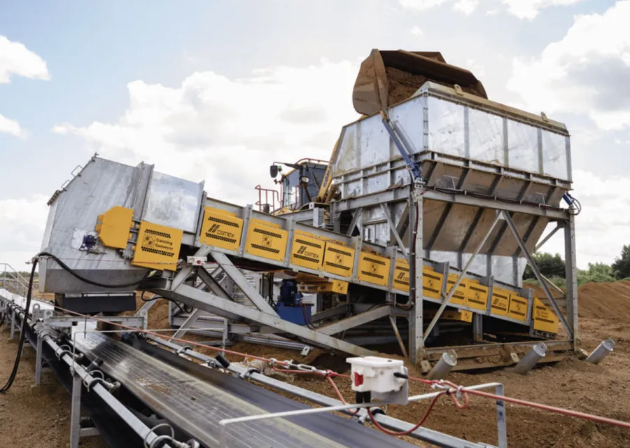 New field conveyor system for Swinderby Quarry