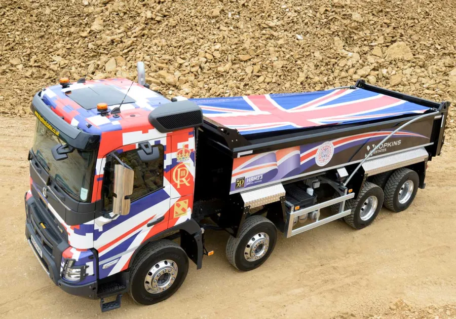 Volvo supply Hopkins Estates with truck fit for a king