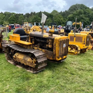 Many members of ACMOC brought their heritage Cat machines along to the TractorFest exhibition