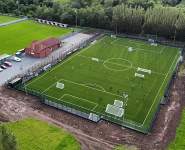 Coalville Town Youth FC’s new 3G football pitch and extended car park 