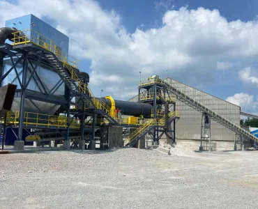 Heidelberg Materials have invested in modifying the Speed facility to produce slag cement from domestically sourced slag granules
