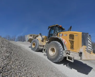 The latest Cat 966 XE wheel loader is equipped with technology to reduce fuel use and monitor efficiency 