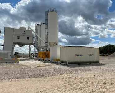 Cemex's new Alrewas concrete plant in Staffordshire