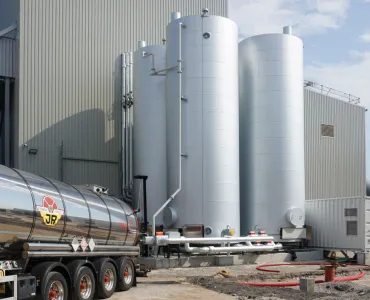 KVM bitumen systems can be delivered as part of complete KVM asphalt plant installations or as a retrofit on any plant