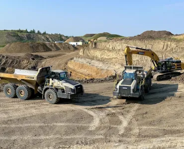 FT Aggregates maintain their reputation for service and reliability by using top-tier equipment such as Rokbak articulated haulers