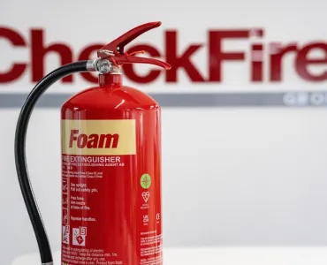 CheckFire are committed to developing fluorine-free alternatives within their new Green Crosshair fire extinguisher product line