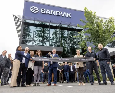 The official opening of Sandvik’s new, state-of-the-art distribution centre in Surrey, near Vancouver