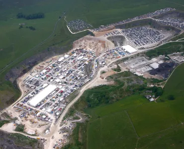 Aerial view of Hillhead 2024