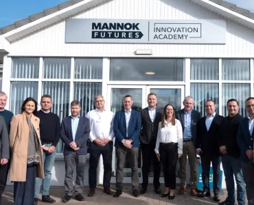 Members of Cimsa’s senior leadership team held a welcome event at Mannok’s Innovation Academy