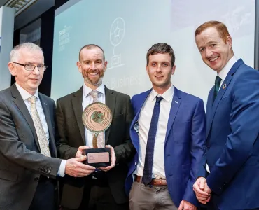 Represented by energy co-ordinator Damian Owens and environmental advisor Colin Lunney, Mannok picked up the Large Business category award at the Sustainable Energy Authority of Ireland (SEAI) Energy Awards