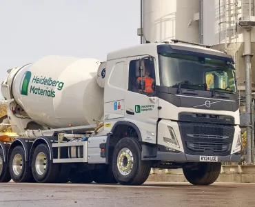 Heidelberg Materials UK have taken delivery of 52 new Volvo FM 8x4 Tag Tridem concrete truckmixers