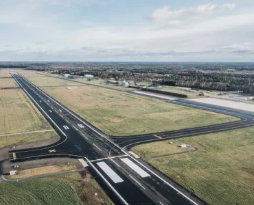 Newly resurfaced runway at Estonia’s Ämari Air Base