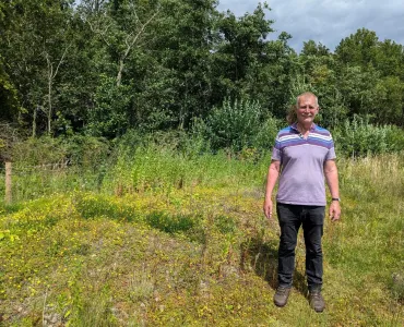 Mike Slater, chair of Butterfly Conservation Warwickshire