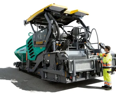 Vögele have developed the automated Paver Access Control (PAC) function to make the preparation for paving safer