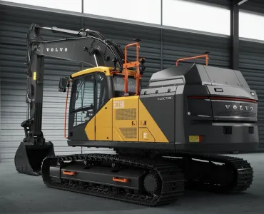 The new-generation Volvo EC230 Electric is now capable of a full day of operation on a single charge