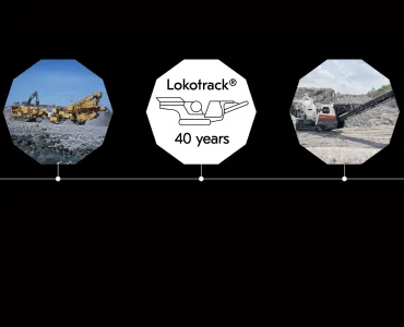 This year Metso celebrate the 40th anniversary of their Lokotrack mobile crusher line