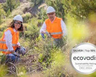 Sibelco have been awarded a Silver Sustainability rating from EcoVadis