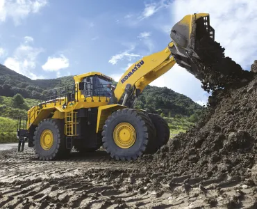 The all-new Komatsu WA700-8 wheel loader