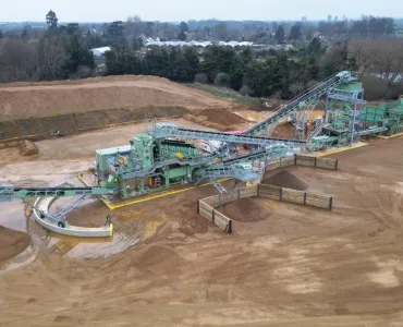 Cemex have opened a new sand and gravel quarry in Shepperton, Surrey