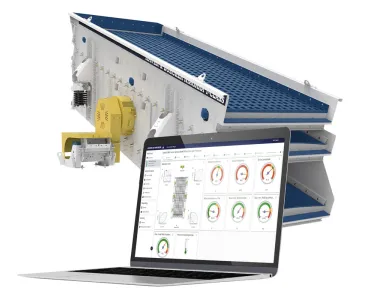 Condition-monitoring systems use modern algorithms and artificial intelligence to monitor the health of the vibrating screens on site by forecasting the equipment’s dynamic condition, predicting necessary maintenance and providing critical downtime alerts