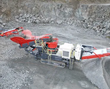 The new Sandvik QH443E electric-driven cone crusher