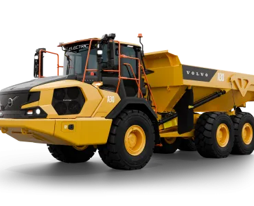 The new 29-tonne Volvo A30 Electric articulated hauler