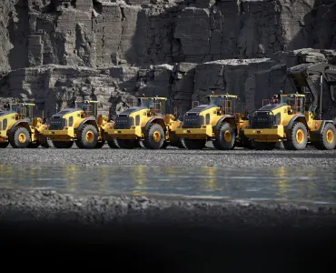Volvo CE have unveiled the first wave of their new generation of wheel loaders, ranging in size from the L150 to the L260