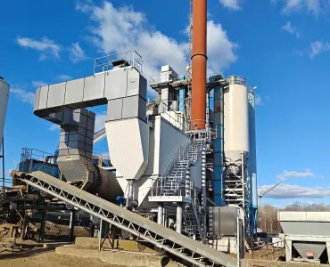 The upgraded Colas asphalt plant in Djeld