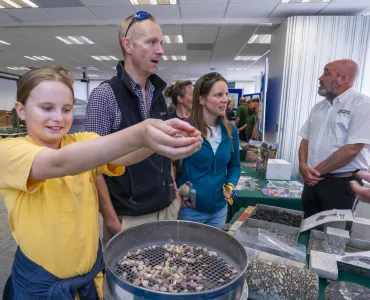 Heidelberg Materials’ offices at The Ridge hosted a range of stalls, giving visitors the opportunity to learn about mineral extraction and how/where these materials are used