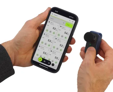 The OmniWear Noise dosimeter and control and monitoring app