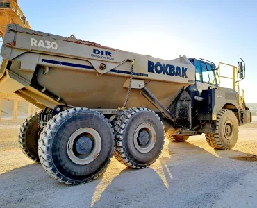DIR have toured a Rokbak RA30 articulated hauler around Spain