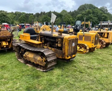 Many members of ACMOC brought their heritage Cat machines along to the TractorFest exhibition