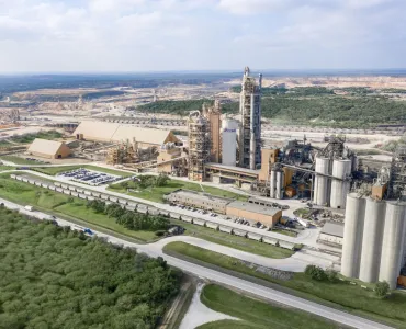 Cemex’s Balcones cement plant and quarry in New Braunfels, Texas