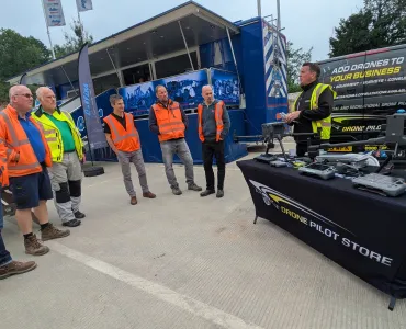 SITECH and Collins Earthworks played host to industry visitors at a recent Fly Day event at Collins Earthworks’ Ball Eye Quarry in Matlock, Derbyshire, to demonstrate the advanced capabilities of the Trimble Stratus platform