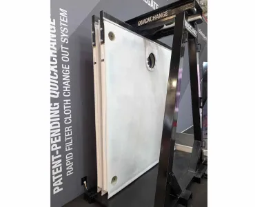 McLanahan’s new QUICKCHANGE rapid filter cloth changeout system 