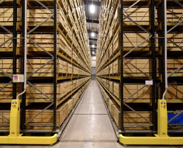 BGS Core Store in Keyworth, part of the National Geological Repository. Image: BGS © UKRI