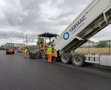 Multipave have set a new benchmark for environmentally responsible road construction, using a combined solution that mixes recycled aggregates with an innovative Tarmac surface course