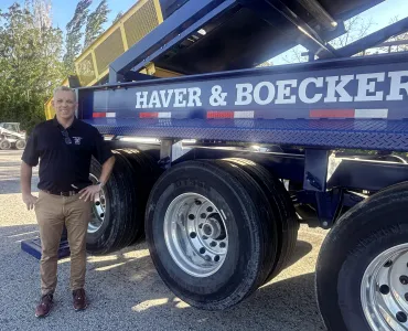 Martin Loughran, sales manager for UK and Ireland at Haver & Boecker Niagara