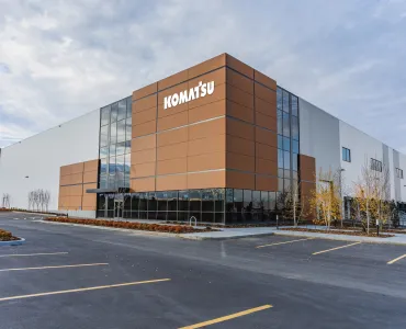 Komatsu’s new full-service distribution centre in Edmonton is set to open in early 2026
