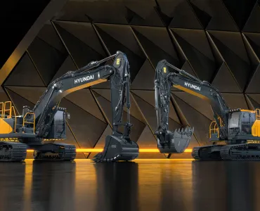 Hyundai’s Next Generation HX400L and HX360L crawler excavators feature a completely new design and a host of new technologies