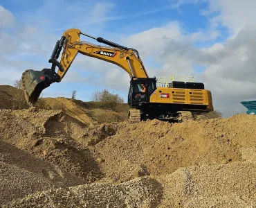 Heritage Quarry Group (South) Ltd’s new 80-tonne SANY SY750H excavator