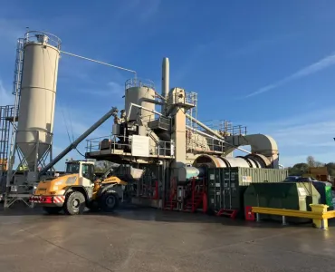 Holcim UK’s newly opened Sharpness Express Asphalt plant