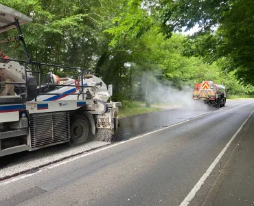 Surface dressing is proven to extend the life of roads by 10 to 15 years by sealing cracks and stopping water getting in