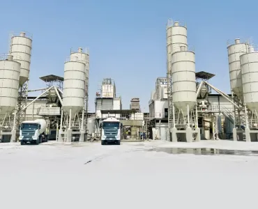 The new CBT 130 plants at Wade Adams’ Jabel Ali site