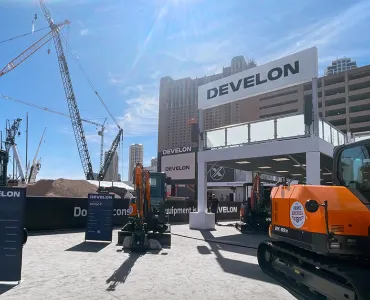 Develon prepare for Conexpo-Con/Agg return with new-generation machines and hands-on experiences