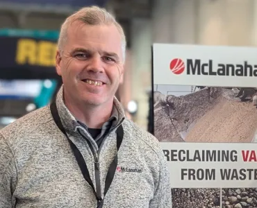 Neil Mullan, McLanahan Corp’s director of sales - construction and demolition recycling, has been named as co-chair of CDRA